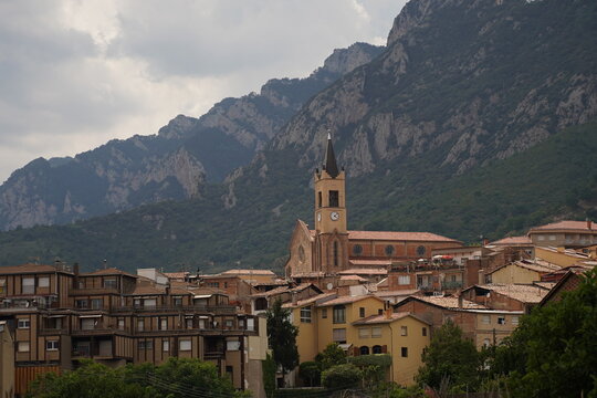 Berga, village of Barcelona. Catalonia,Spain