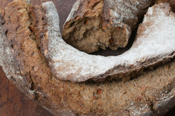 Bublik traditional Russian bread