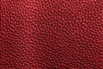 Fototapeta premium Red leather texture background