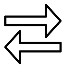 arrow line style icon. suitable for the needs of your creative project