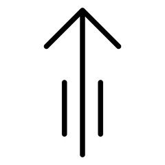 Fototapeta na wymiar arrow line style icon. suitable for the needs of your creative project