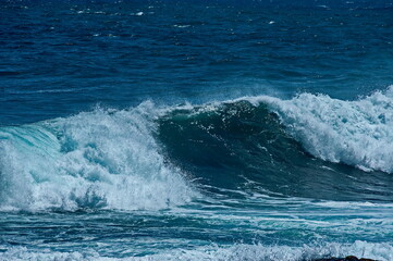 Obraz premium Wave sea shore along near to Cape Town, South Africa