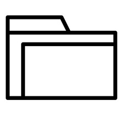 folder line style icon. suitable for the needs of your creative project