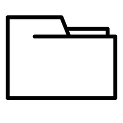 folder line style icon. suitable for the needs of your creative project