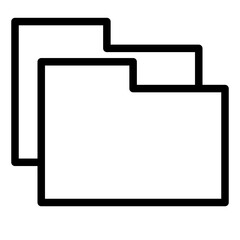 folder line style icon. suitable for the needs of your creative project