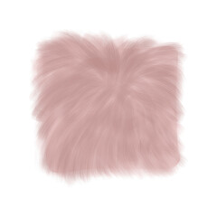 Pink Pillow Background Hand Drawn Illustration	
