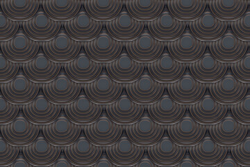 scale armour and disk pattern