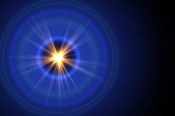 simple lens flare design