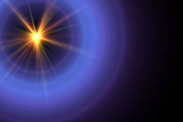 simple lens flare design