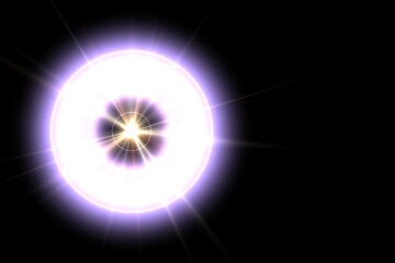 simple lens flare design