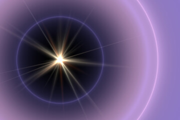 simple lens flare design