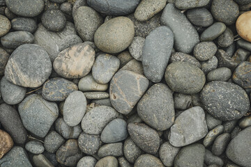 grey pebble stone background 