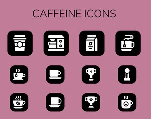 caffeine icon set