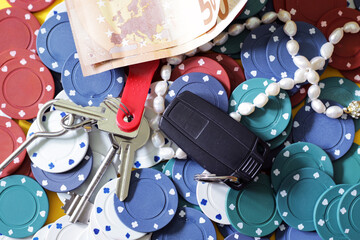 risk in poker with all in