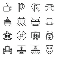 
Pack of Events line  Icons 
