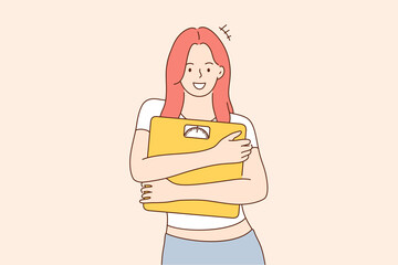 Diet, health, care, happiness, success, workout, goal achievement concept