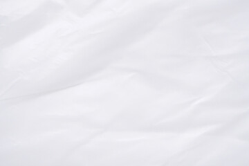 White plastic bag background texture close up