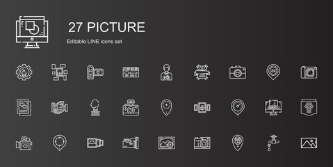picture icons set