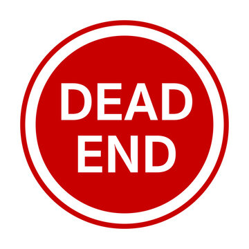 dead end road sign, traffic sign