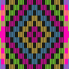 ethnic killim colorful pattern, traditional folk geometric ornament.