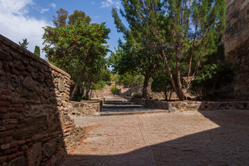 castle of san miguel in almuñecar, granada