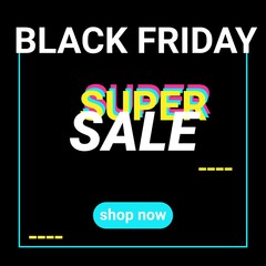 Black Friday sale banners template.