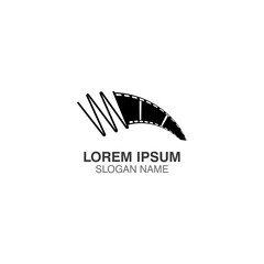 Film logo design inspiration template vector isolated illustration