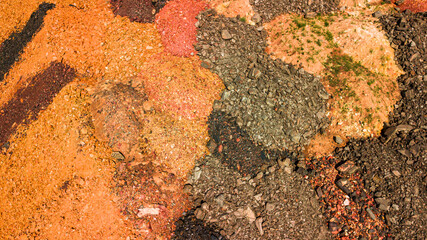 Iron ore quarry open pit mining of iron ore is huge.