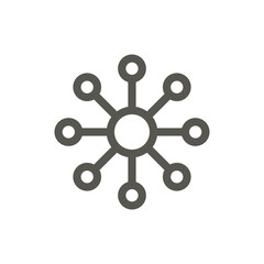 Fototapeta premium Network symbol on white background. Vector illustration