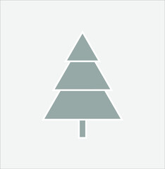 christmas simple icon. illustration for web and mobile design.