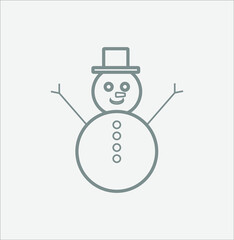 christmas simple icon. illustration for web and mobile design.