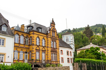 Historic house front, tourism region Cochem, Germany