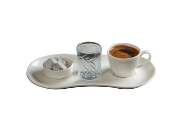Turkish coffee with Turkish delight