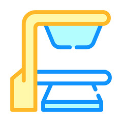 biotech equipment color icon vector isolated illustration
