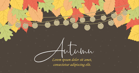 Fototapeta premium Autumn leaf in colors