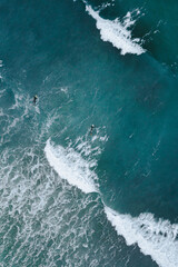 Fototapeta na wymiar sea - mer - surfer - surfeur - ocean