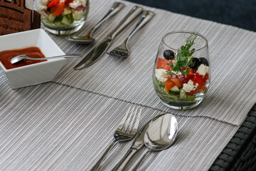 Luxury dinner for VIP persons interior decoration