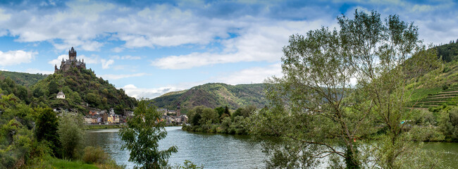 View of the Moselle, Rhineland-Palatinate Germany