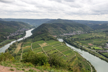 Panorama View of the Moselle, Rhineland-Palatinate Germany