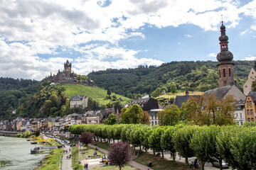 Panorama View of the Moselle, Rhineland-Palatinate Germany