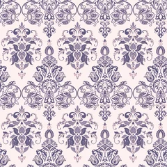 Tafelkleed Vector Baroque floral pattern. classic floral ornament © antalogiya