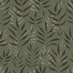 Vintage plant pattern