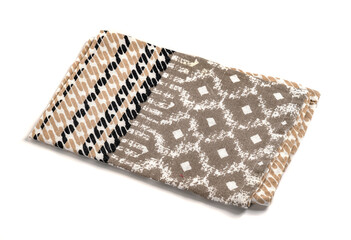 kitchen towel isolated on white background