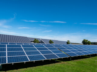 Solarpark Photovoltaikanlage für Alternative Energie 