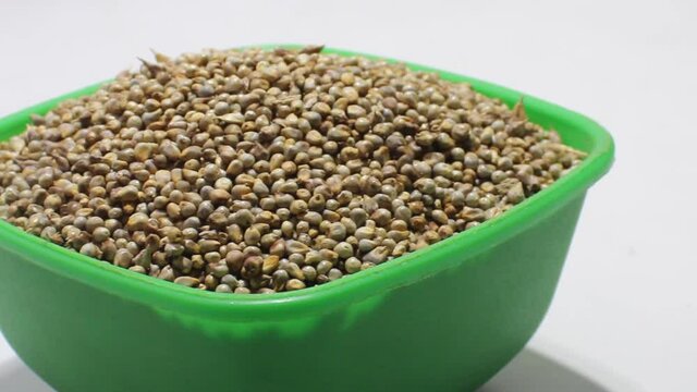 Pearl millet with selective focus