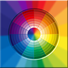 Fototapeta premium Roue chromatique 