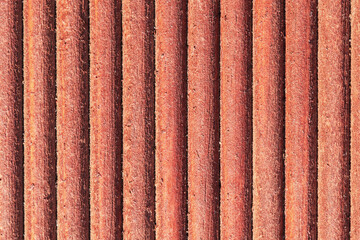 Linear wood pattern. Tree logs texture. Parallel stripes made of wood background.