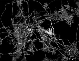map of the city of Mecca, Saudi Arabia