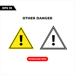 Other danger illustration vector design