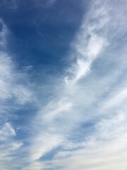 blue sky with clouds